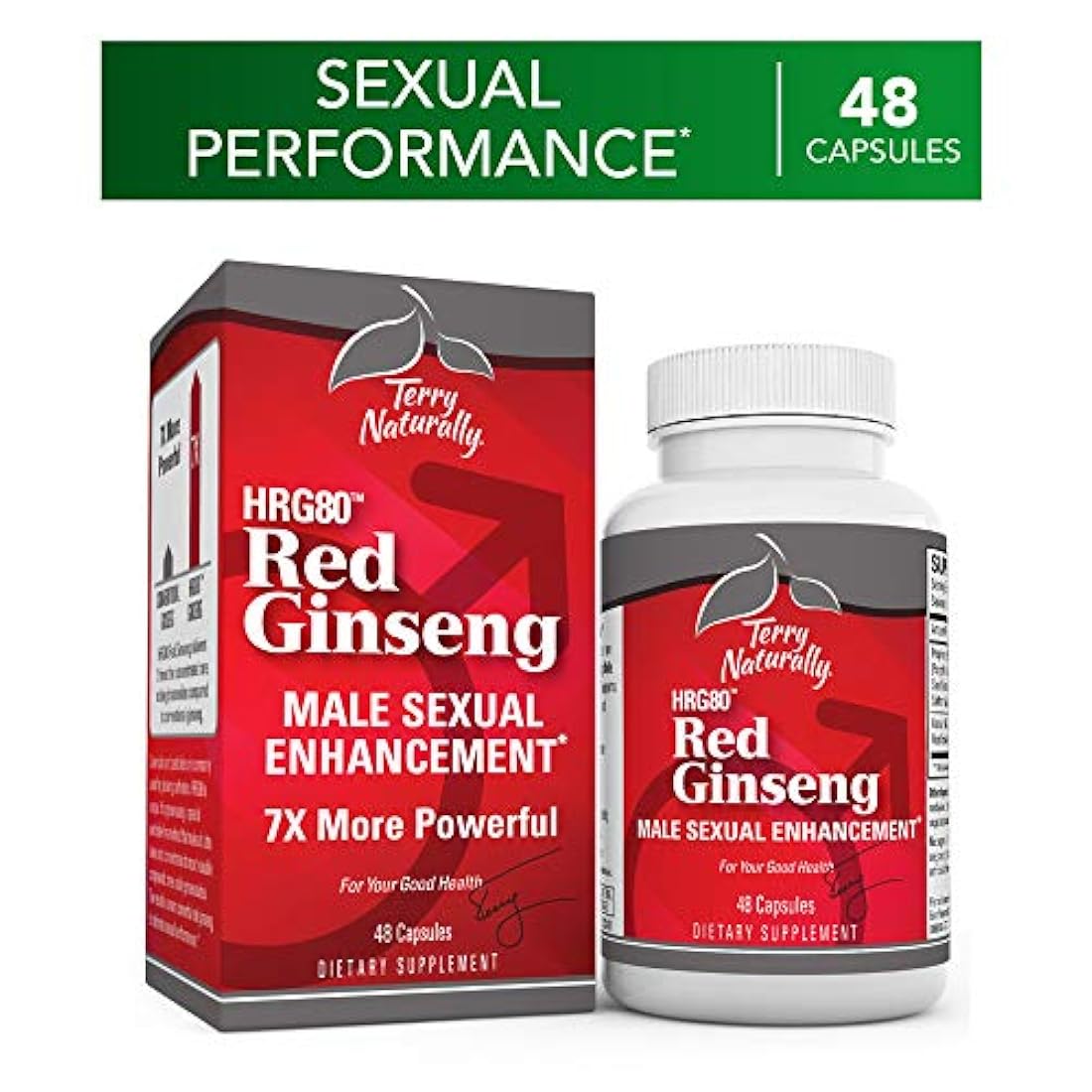 Terry Naturalmente HRG80 Mejora sexual masculina de ginseng