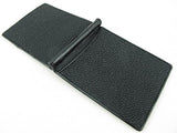 pelgio - Billetera de piel plegada genuina Stingray Skin