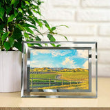 Giftgarden - Marco de fotos de cristal para decoración del hogar, Vidrio, 5X7, 5x7