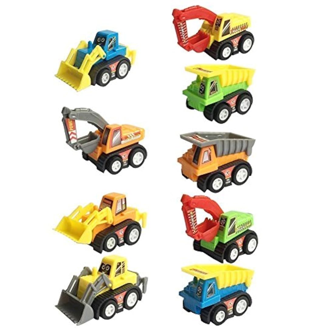 Juego de vehículos de construcción