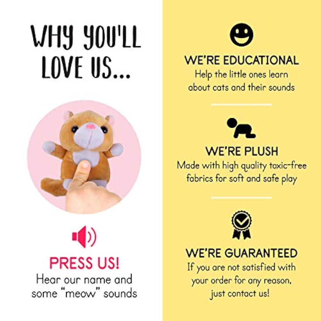 juguetes para gatos de peluche para niños