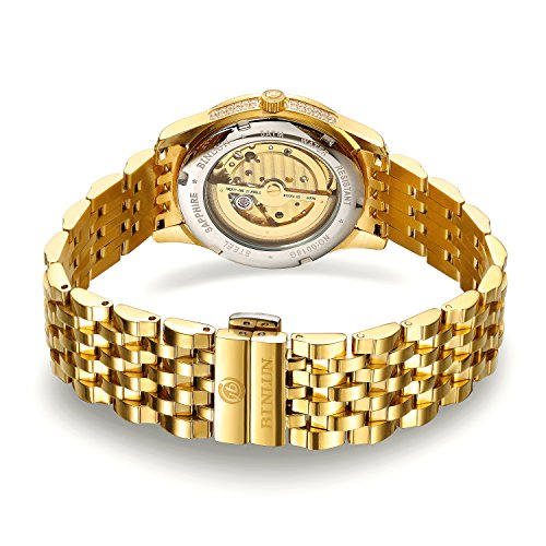 Reloj de pulsera de oro para hombre
