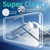 Meifigno Funda transparente para Samsung Galaxy S22+ Plus (6.6 pulgadas), [20X Anti-Amarillo] [Protección de grado militar y supertransparente] Tapa dura con funda de parachoques suave para Galaxy S22 Plus, Serie Natural