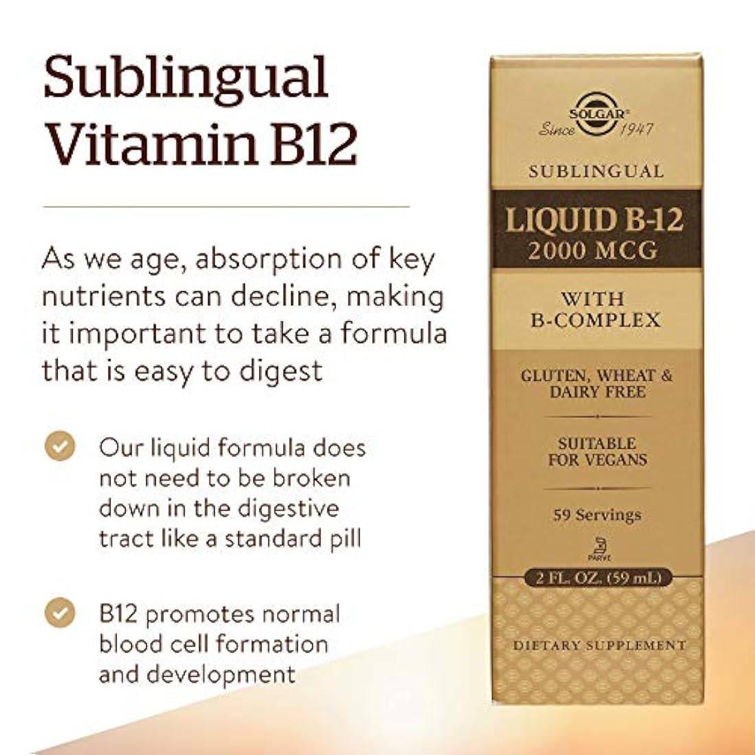 Líquido Sublingual B-12 2000mcg con B-Complex Twinpack-4floz