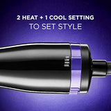 Peine redondo rotador para el cabello con aire caliente.