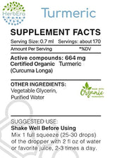 Turmeric alcohol-free Extracto Tintura de hierbas Cúrcuma