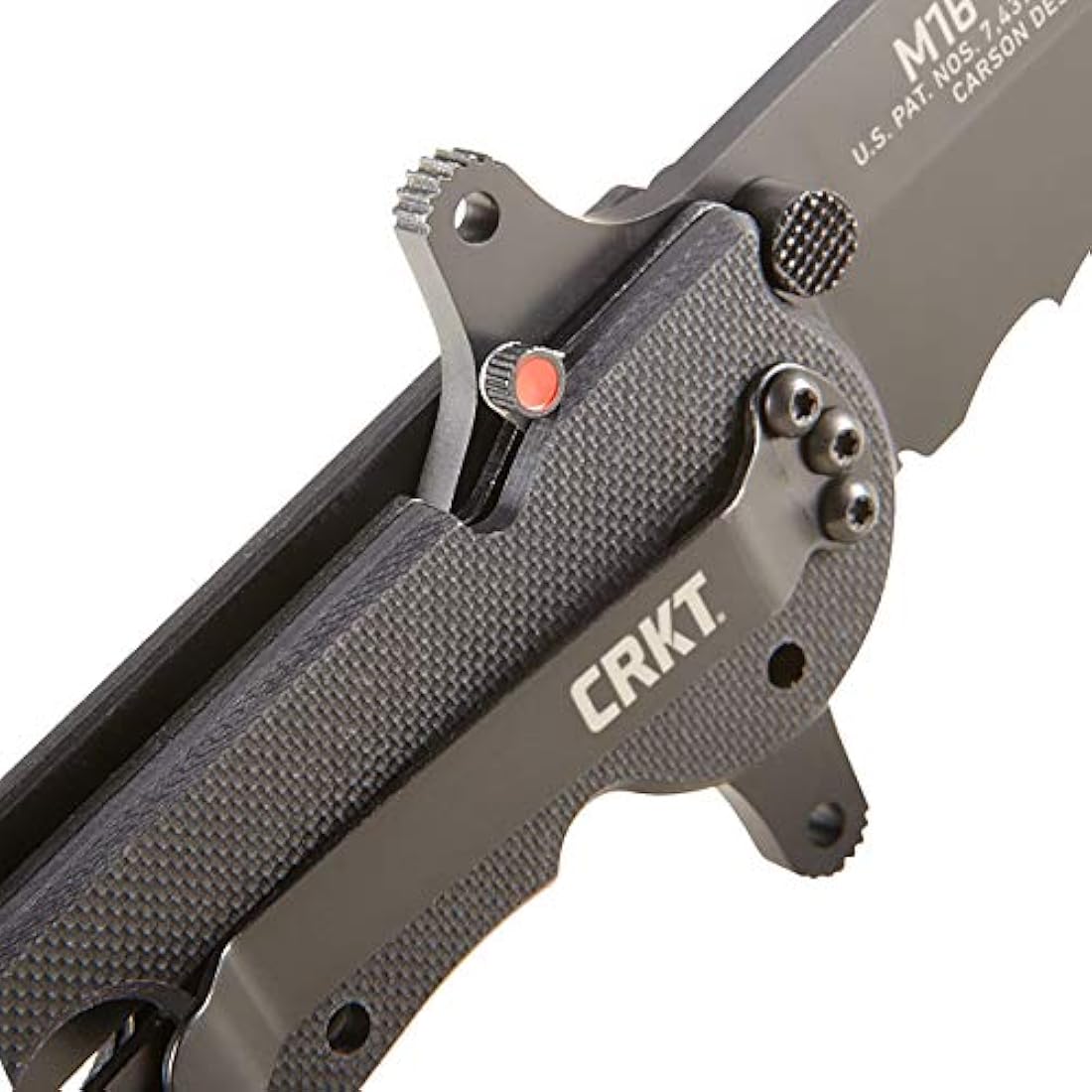 cuchillo plegable para fuerzas especiales con hoja dentada