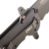cuchillo plegable para fuerzas especiales con hoja dentada