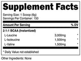 Nutricost BCAA Powder 2: 1: 1-150 porciones