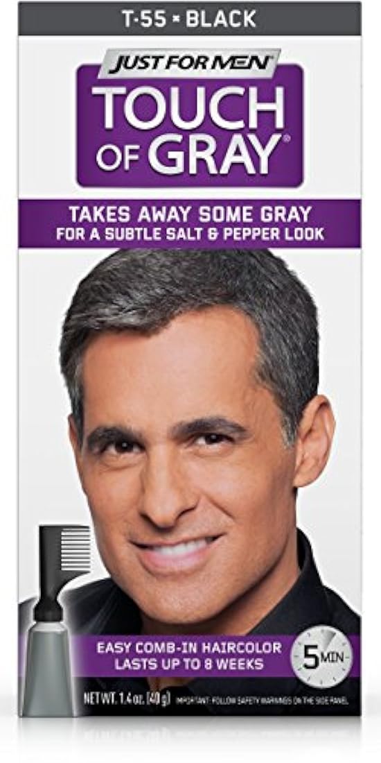 Paquete de 3 unidades, tinte color Negro para las canas