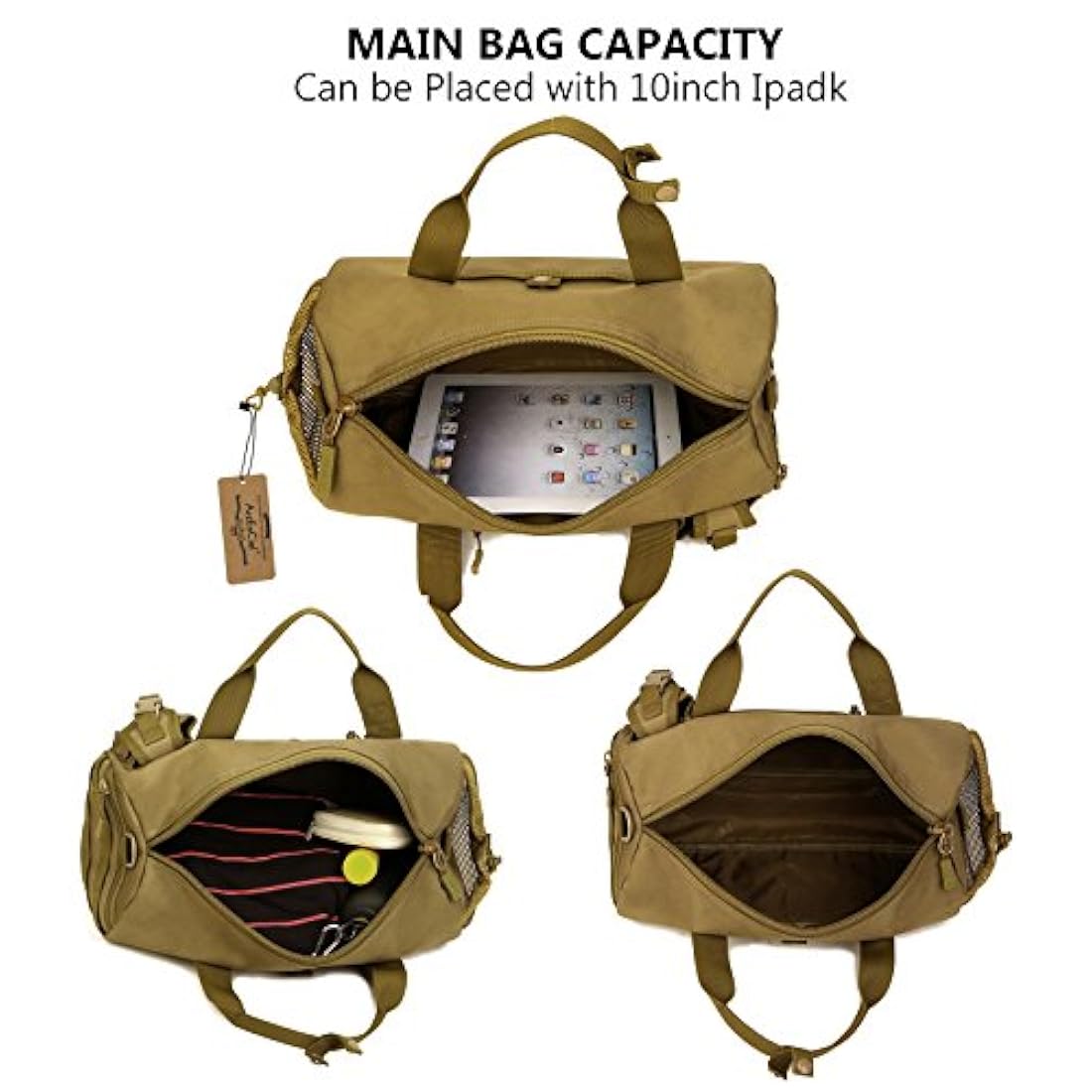 Bolsas de hombro zapatos almacenamiento deportivo con parche