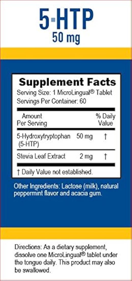 Suplementos nutricionales Superior Source 5-HTP, 50 mg, 60 unidades