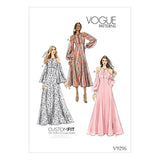 Vogue Patterns V9296A50 - Vestido para mujer color verde