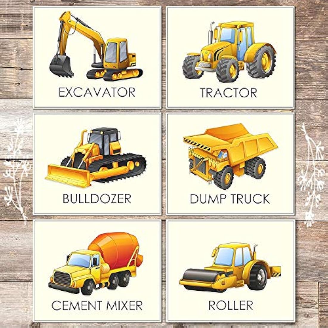 Decoración de pared de construcción de 8x10s