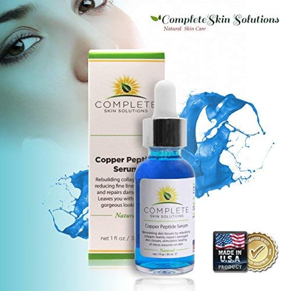 Cobre Péptido Suero Facial Colágeno Con Soluciones