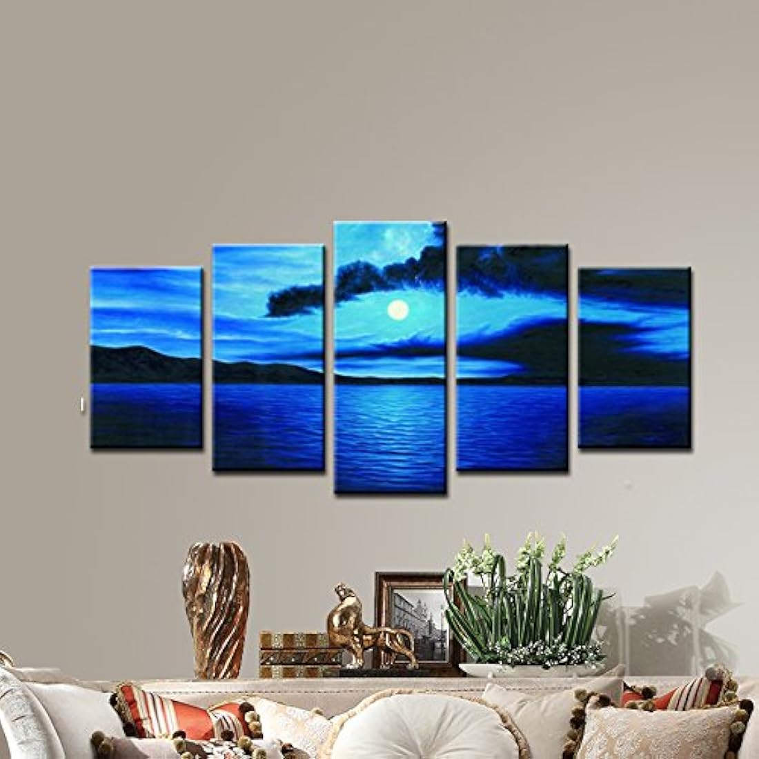 Wieco Art – Lienzo decorativo para pared, diseño moderno