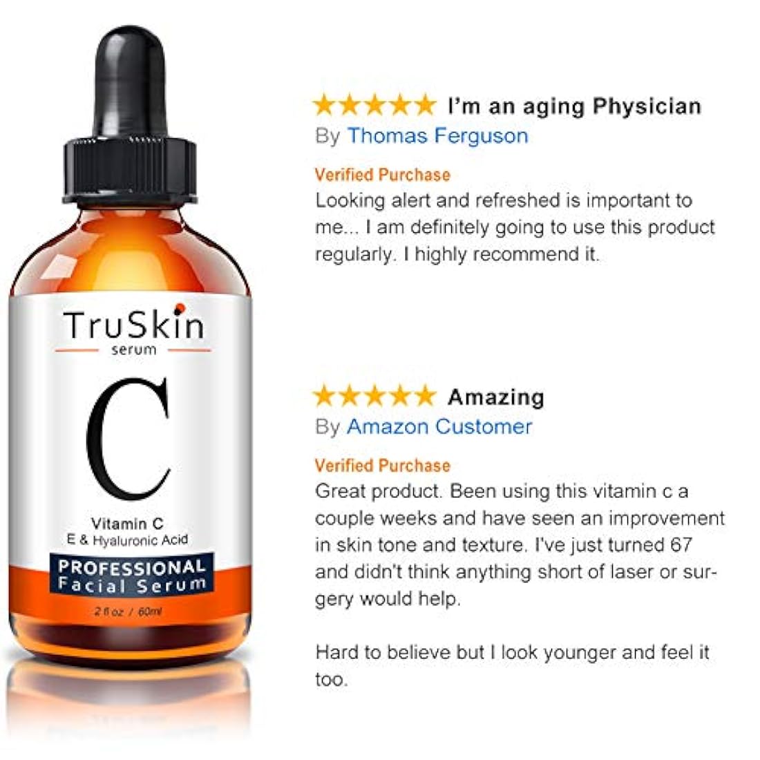 Sérum de vitamina C para cara, suero facial tópico
