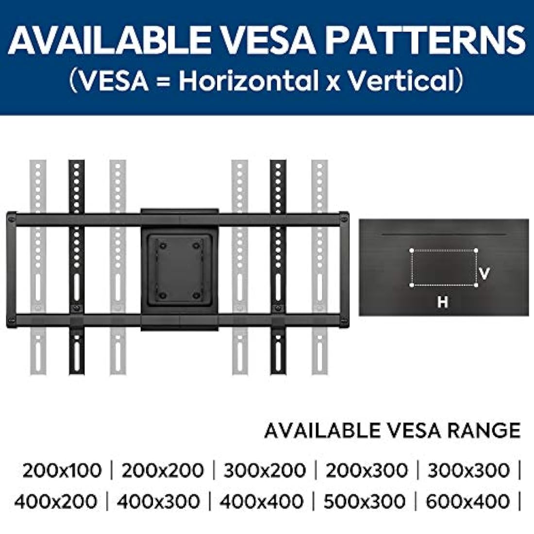 Soporte de pared para TV, para la mayoría de 42-70 pulgadas