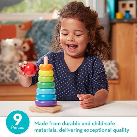 Melissa & Doug-jUGUETE PARA NIÑOS DE APILADOR EDUCATIVO