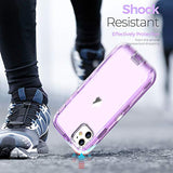 ORIbox - Funda compatible con iPhone 11, resistente a los golpes, anticaídas, transparente