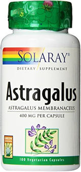 Solaray Astragalus Cápsulas, 400 mg, 100 Count