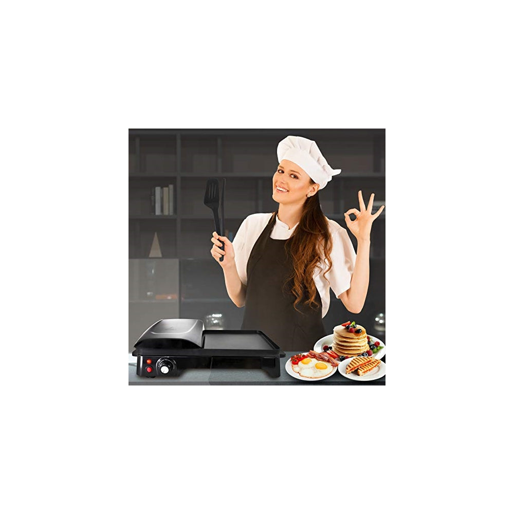 Sanduchera Grill 2 En 1  NutriChef PKGRIL43.5