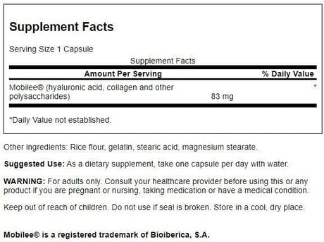 Swanson Complejo de ácido hialurónico hialurónico 60 cápsulas
