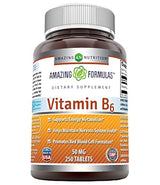 Amazing Formulas Vitamina B6-50mg 250 comprimidos