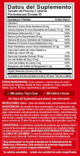 Globulo Rojo Multivitamínico con Vitamina C