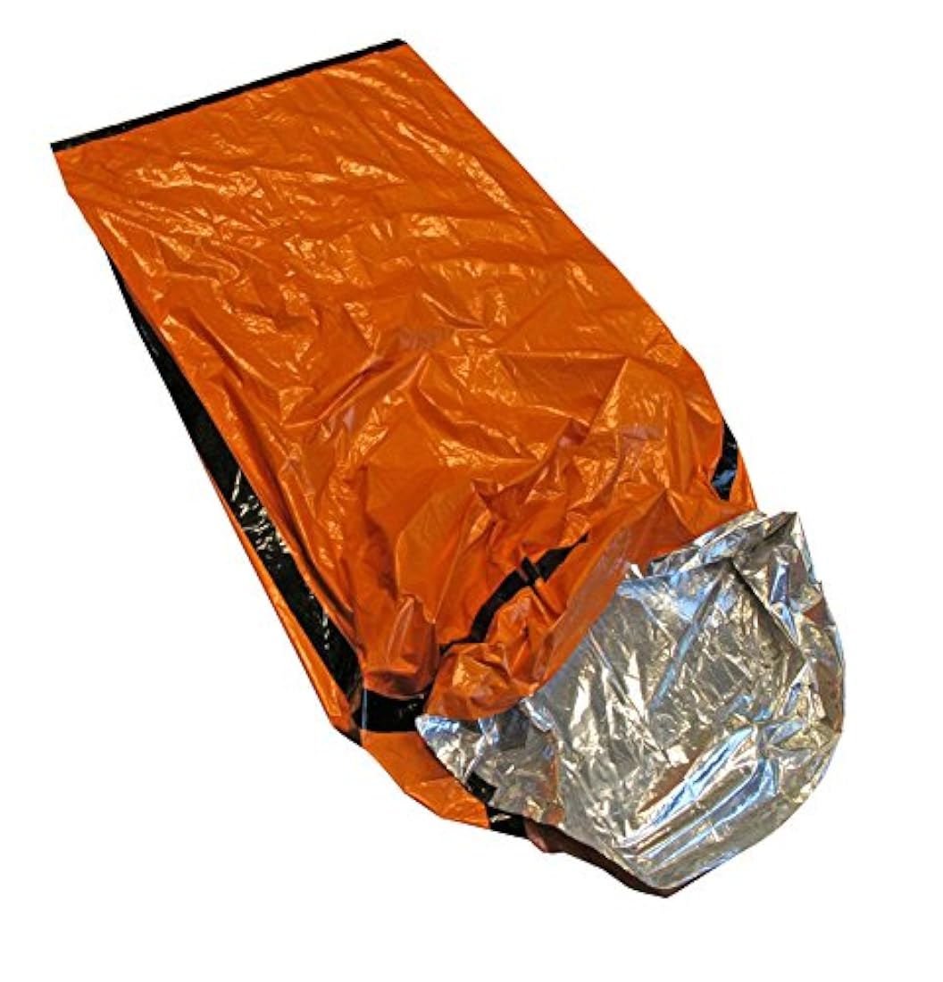 Bolsa de dormir de emergencia con bolsa de transporte
