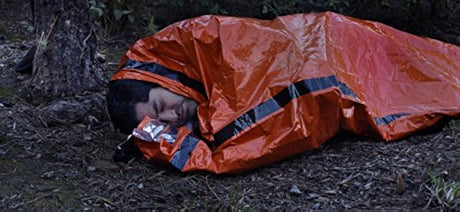 Bolsa de dormir de emergencia con bolsa de transporte