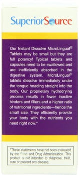Superior Source No Shot B12, 1000 mcg, 100 unidades