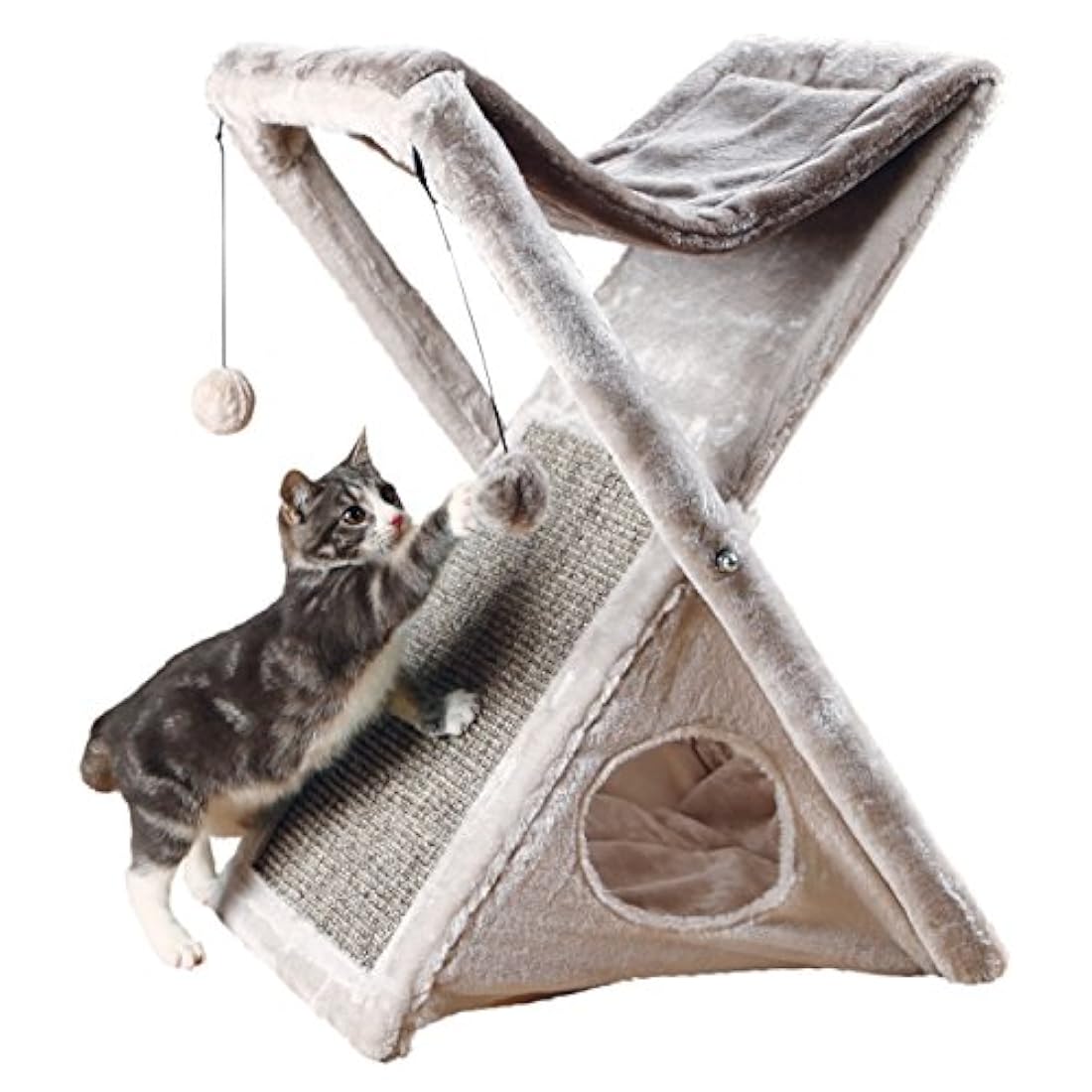 Trixie Productos para mascotas Torre de gato para plegar