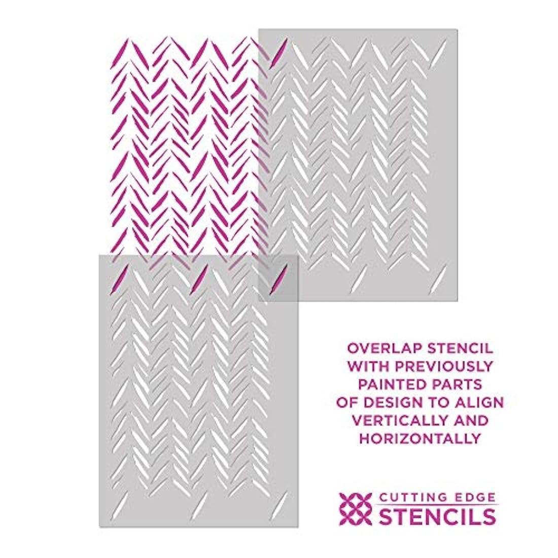 Plantilla de pared con pinceles, para decoración de pared,   y suelos