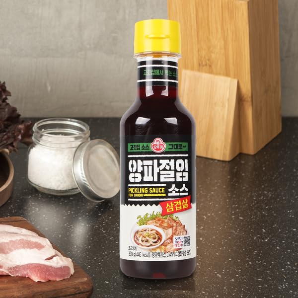 Salsa de encurtido para cebolla OTTOGI, ideal para BBQ 330g
