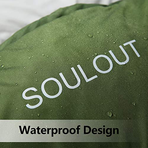 Saco de dormir para 4 estaciones, cálido y frío, ligero, portátil, impermeable,con bolsa de compresión para adultos y niños, para interior y exterior Para campamento, viajes de mochilero, senderismo