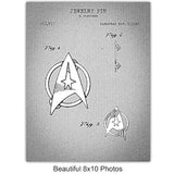 Impresiones de patentes de Star Trek Enterprise
