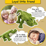 Almohada de peluche realista de cocodrilo