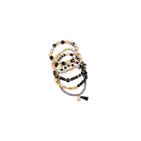 Pulseras y tobilleras con mezcla de cuentas apilables