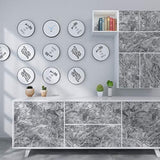 Vinilo autoadhesivo decorativo tipo mármol Gris (17.7x118)