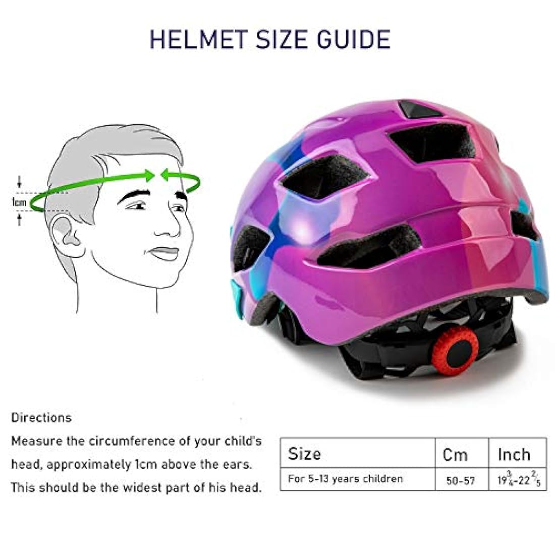 Cascos de ciclismo Casco de bicicleta para niños y niñas