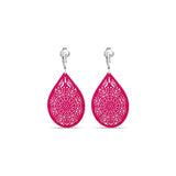 Aretes colgantes de filigrana victoriana para mujer