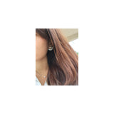Aretes chapados en platino