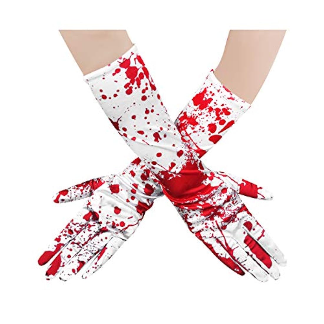 Disfraces Guantes de sangre salpicados de sangre disfraz