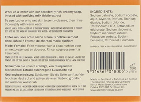 Scottish Fine Soaps de Cardo y negro pimienta Barra  cuerpo