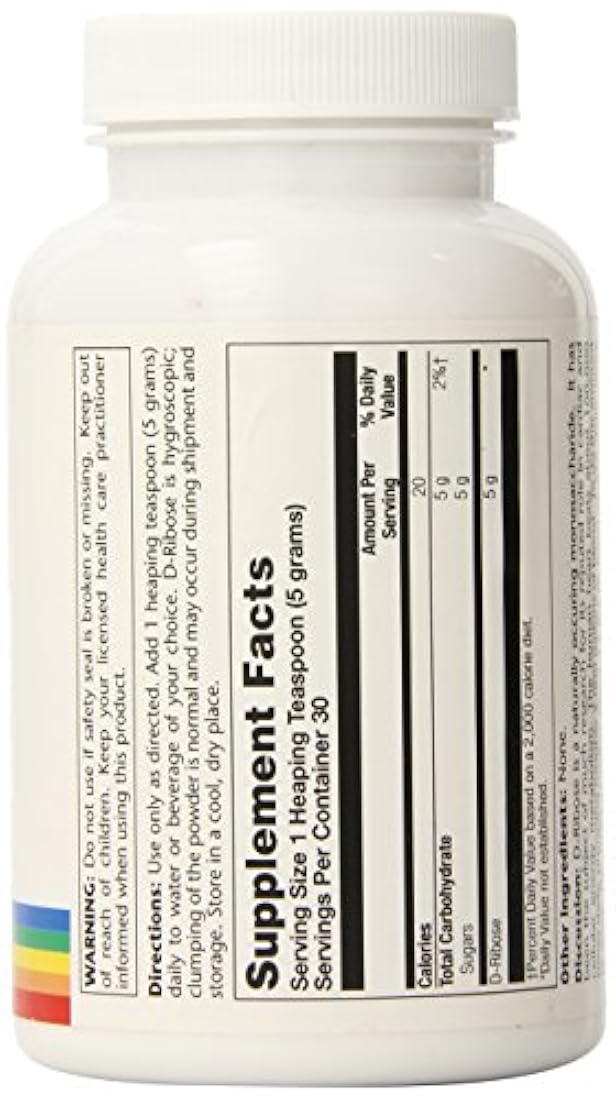 Solaray D-Ribrose Powder 5000 mg, 150 gramos