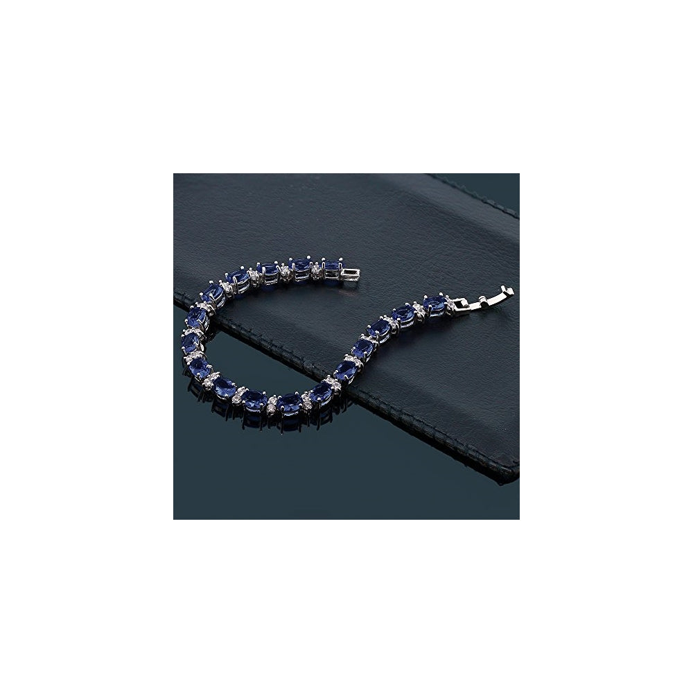 Pulseras y tobilleras de tenis con cristales brillantes