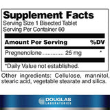 Douglas Laboratories - pregnenolona 25 mg - 60 tabletas