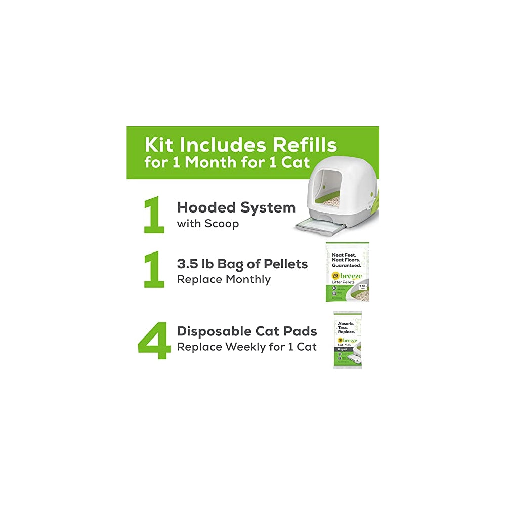 Kit de iniciación de sistema de caja de arena para gatos