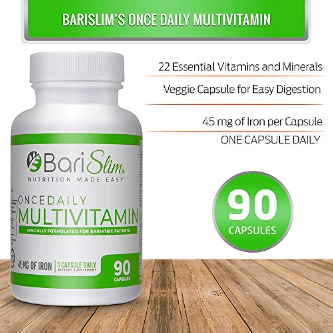 BariSlim - Suplemento Multivitamínico bariátrico